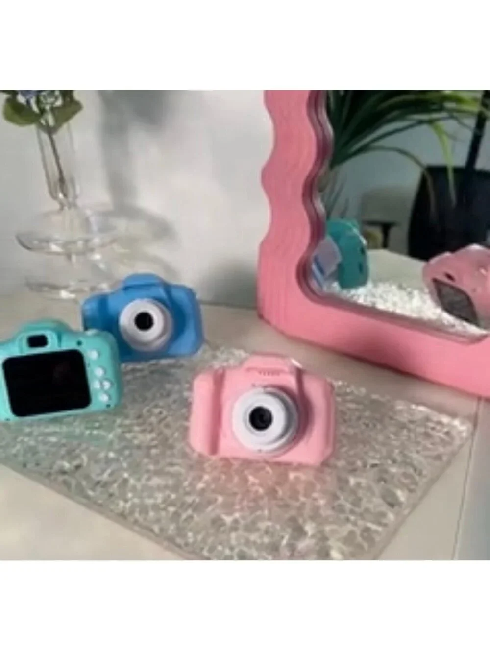 New - ABS portable Mini Canera - 2” Screen - Multi Use Camera - Pink
